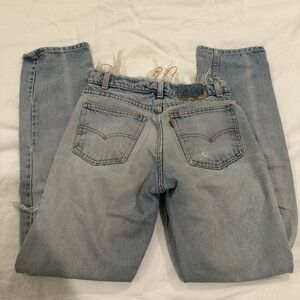 Levi's Vintage Light Wash Straight Jeans